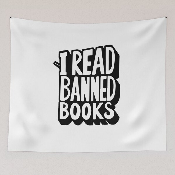 Item preview, I Read Banned Books designed and sold by Timegraf.