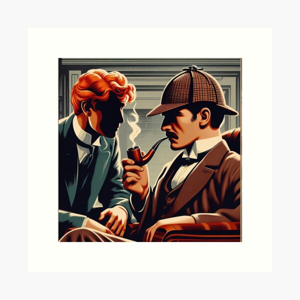 Item preview, Sherlock Holmes - The Red Headed League designed and sold by ClassicRetroism.