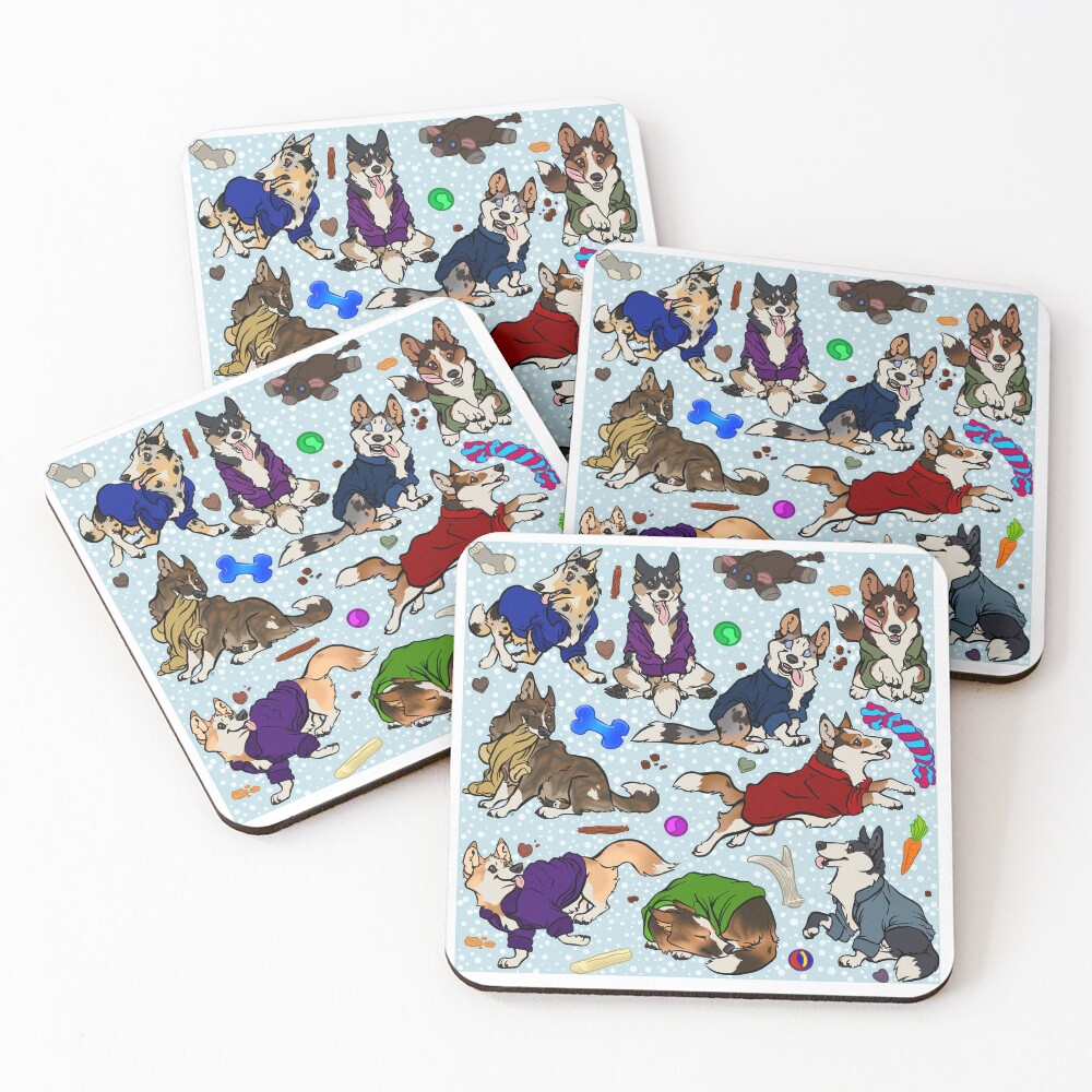 Item preview, Coasters (Set of 4) designed and sold by Copperbora.