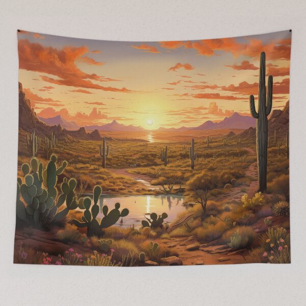 Item preview, Arizona Desert Sunset.02 designed and sold by Elisabeth Lucas.