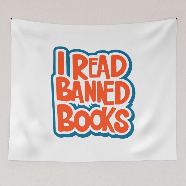 Item preview, I Read Banned Books designed and sold by Timegraf.