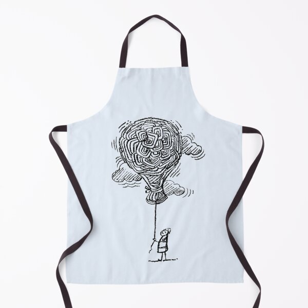 Item preview, Big Balloon Charcoal Drawing. Boy Holding a Balloon Hand Drawn Illustration Black and White designed and sold by Wiggly Lines.