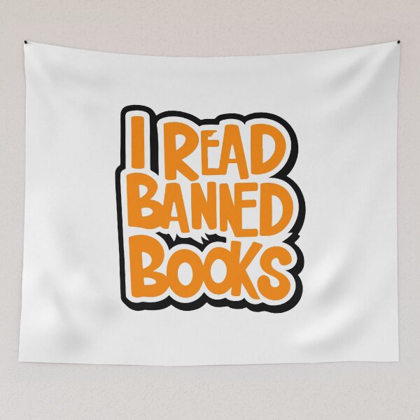 Item preview, I Read Banned Books designed and sold by Timegraf.