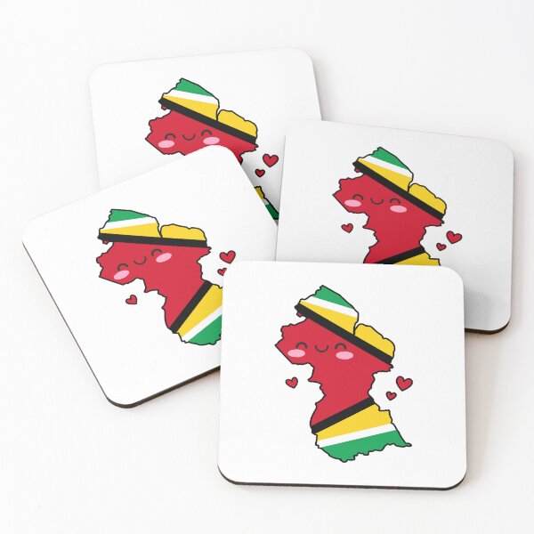 Item preview, Guyana Flag Map Smile with Love designed and sold by pixelsparkzone.