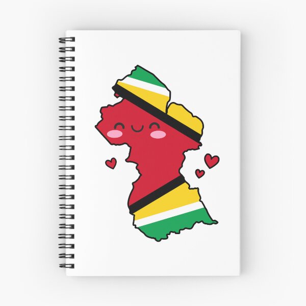 Item preview, Guyana Flag Map Smile with Love designed and sold by pixelsparkzone.