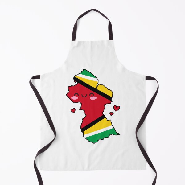 Item preview, Guyana Flag Map Smile with Love designed and sold by pixelsparkzone.