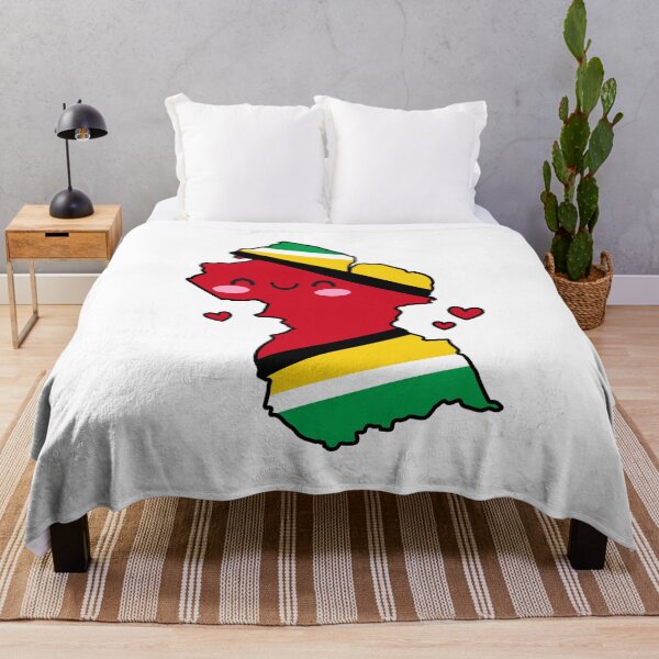 Item preview, Guyana Flag Map Smile with Love designed and sold by pixelsparkzone.