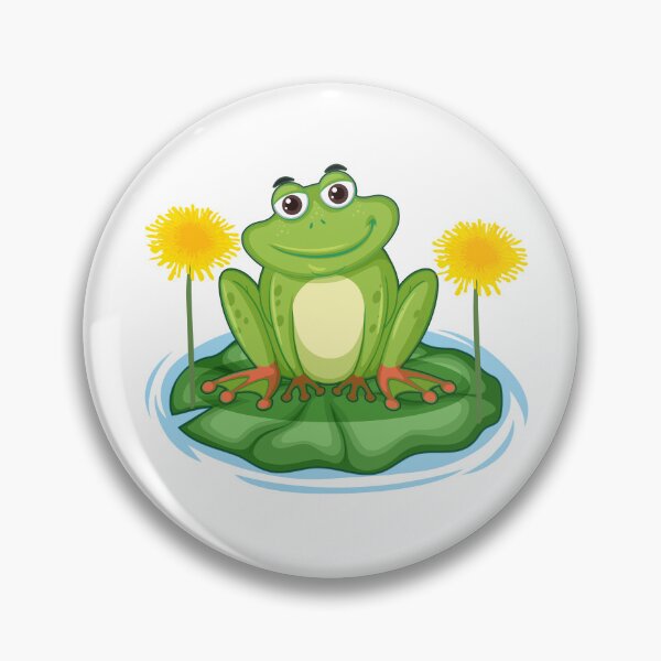 Item preview, Relaxed frog - dandelion frog designed and sold by MJOSTORE.