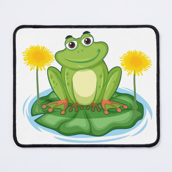 Item preview, Relaxed frog - dandelion frog designed and sold by MJOSTORE.