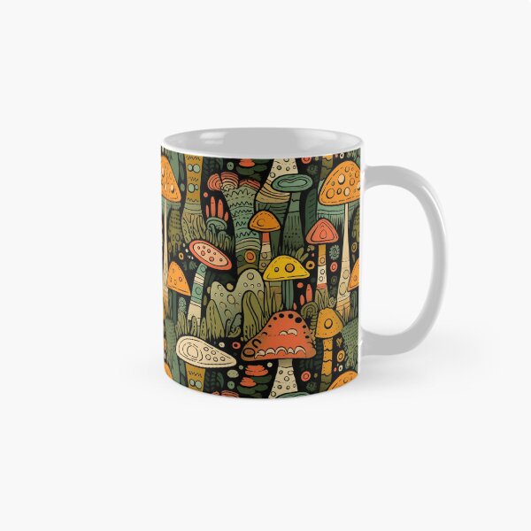 Aperçu de l'œuvre fantasy mushrooms pattern créée et vendue par darkartsflowers.