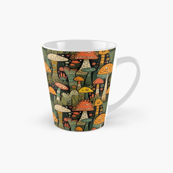 Artikelvorschau, fantasy mushrooms pattern entworfen und verkauft von darkartsflowers.