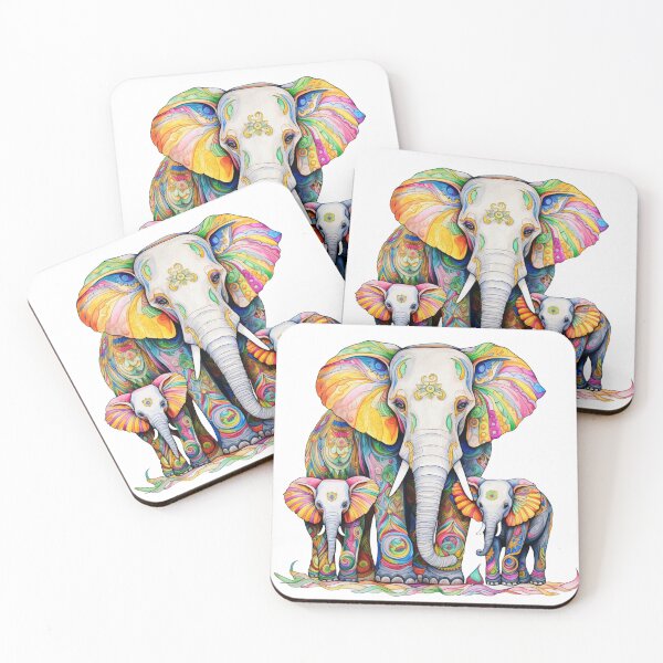 Item preview, Pastel pachyderms designed and sold by liana campbell.