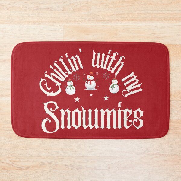 Item preview, Chillin' with my Snowmies, Christmas Funny Design designed and sold by Modern-Tropical.