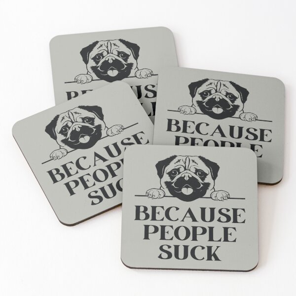 Item preview, Dogs Because People Suck Pet Dog Funny Buddy Lover designed and sold by WAB Garb.