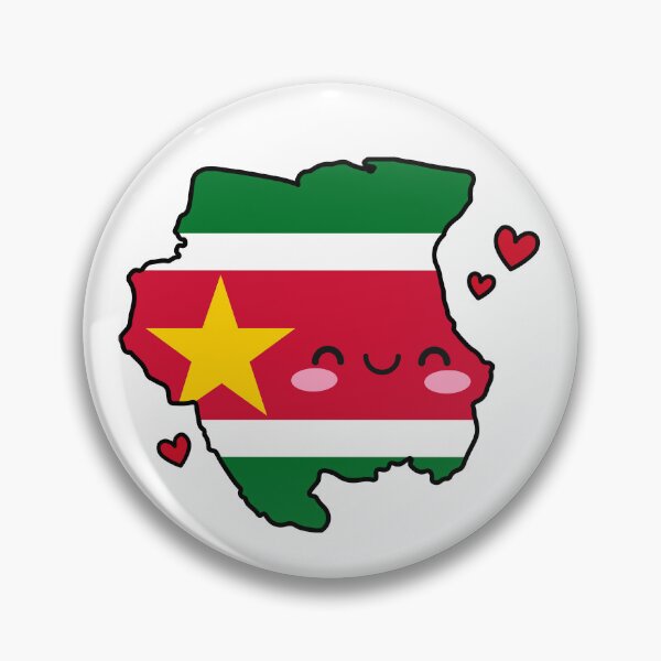 Item preview, Suriname Flag Map Smile with Love designed and sold by pixelsparkzone.