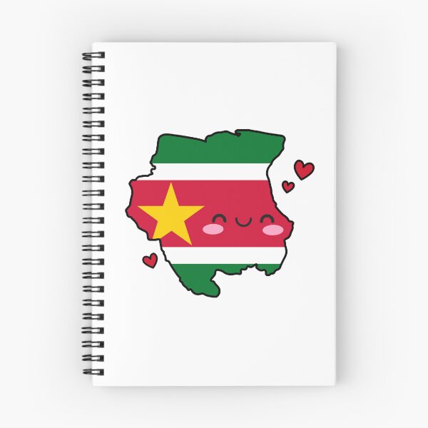 Item preview, Suriname Flag Map Smile with Love designed and sold by pixelsparkzone.