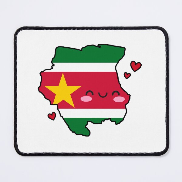 Item preview, Suriname Flag Map Smile with Love designed and sold by pixelsparkzone.