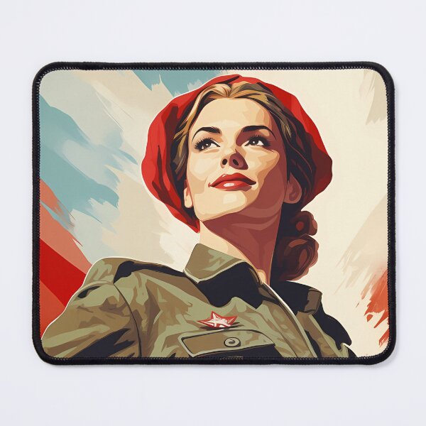 Item preview, Motherland Calls! Soviet Style Propaganda designed and sold by RaccoolDesign.