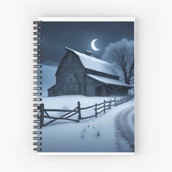 Item preview, Barn in the moonlight designed and sold by gregchapin.