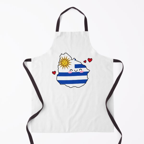 Item preview, Uruguay Flag Map Smile with Love designed and sold by pixelsparkzone.