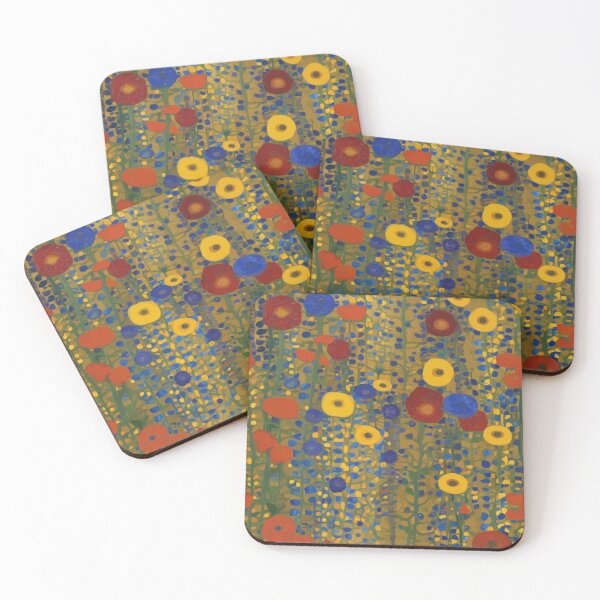 Item preview, Colorful Abstract Floral Wallpaper Pattern designed and sold by Vicky Brago-Mitchell®.