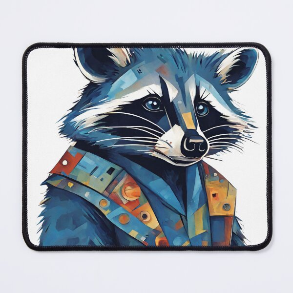 Item preview, Art Nouveau Raccoon Gentleman designed and sold by LittleGoblinPrs.