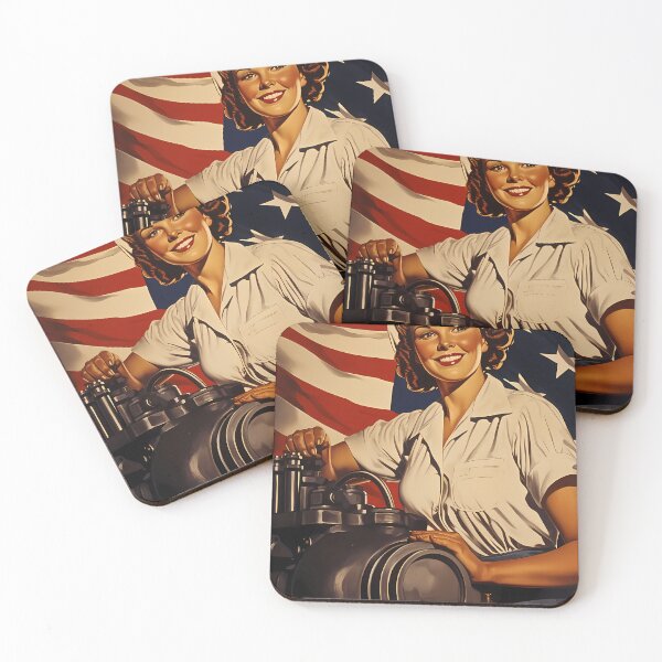 Item preview, Produce for Victory! US WW2 Style Propaganda Art designed and sold by RaccoolDesign.