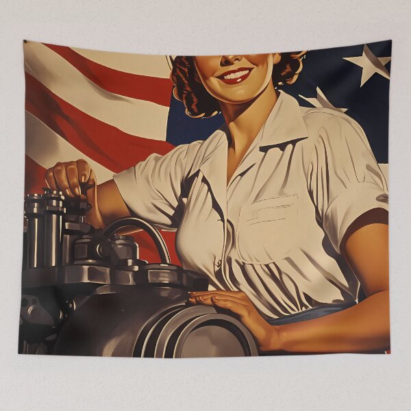 Item preview, Produce for Victory! US WW2 Style Propaganda Art designed and sold by RaccoolDesign.