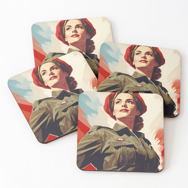 Item preview, Motherland Calls! Soviet Style Propaganda designed and sold by RaccoolDesign.