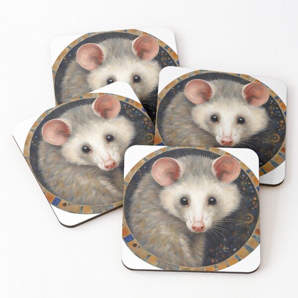 Item preview, Art Nouveau Opossum designed and sold by LittleGoblinPrs.
