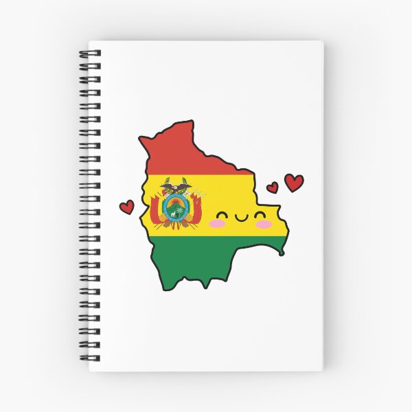 Item preview, Bolivia Flag Map Smile with Love designed and sold by pixelsparkzone.