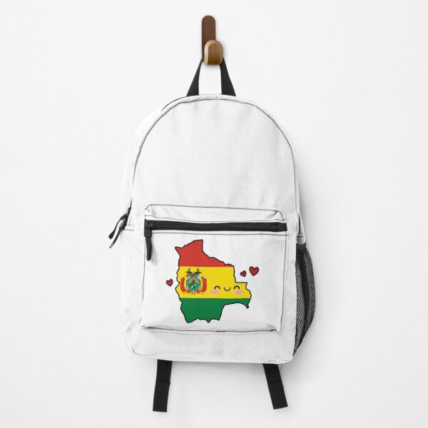 Item preview, Bolivia Flag Map Smile with Love designed and sold by pixelsparkzone.