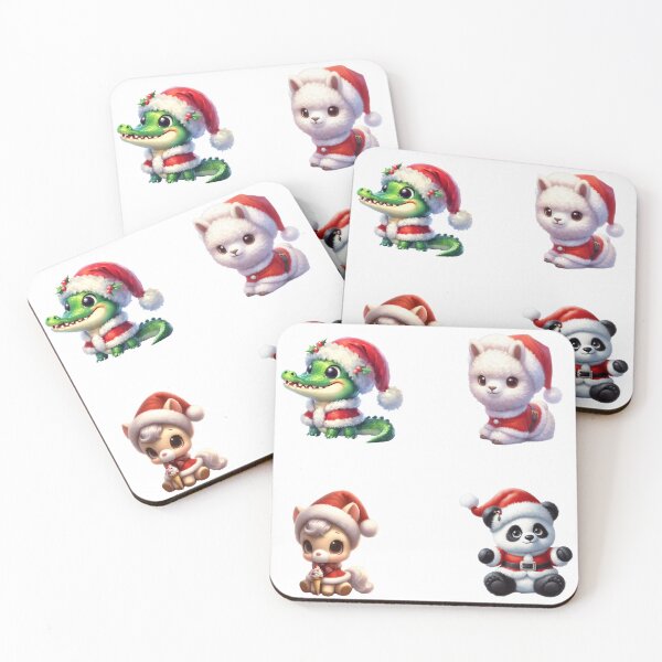 Item preview, santa animals designed and sold by KateBlakeO.