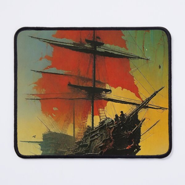 Item preview, Pirate ship  designed and sold by MatrixTattoo.
