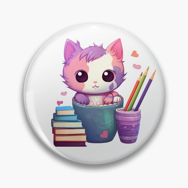 Item preview, cat studying designed and sold by PrintablePalace.