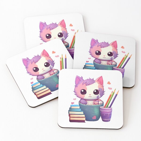Item preview, cat studying designed and sold by PrintablePalace.