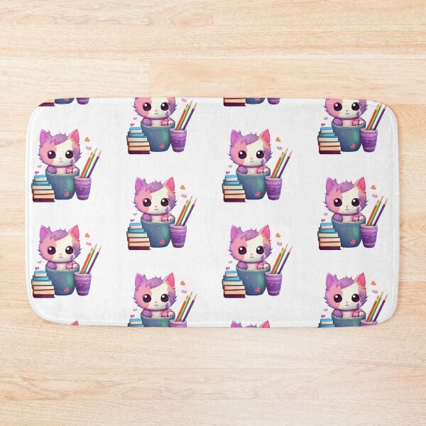 Item preview, cat studying designed and sold by PrintablePalace.