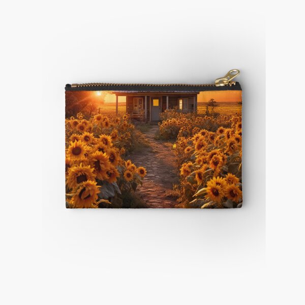 Item preview, Small House Field of Sunflowers designed and sold by Hartbecke.