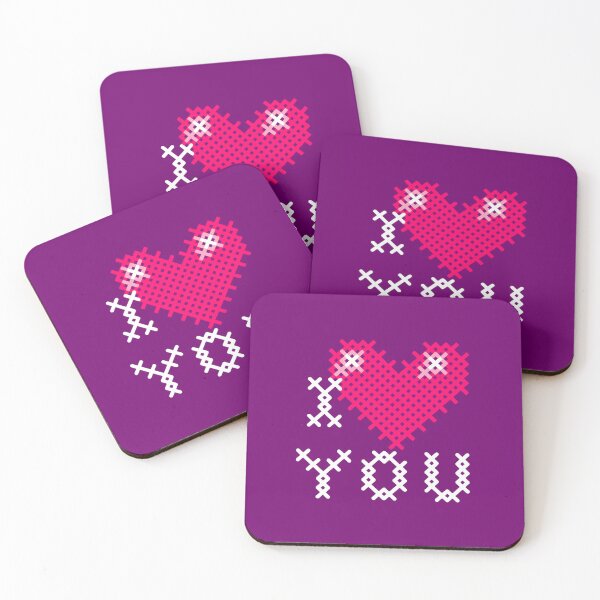 Item preview, I love you - cross stitch designed and sold by Ursule-art.