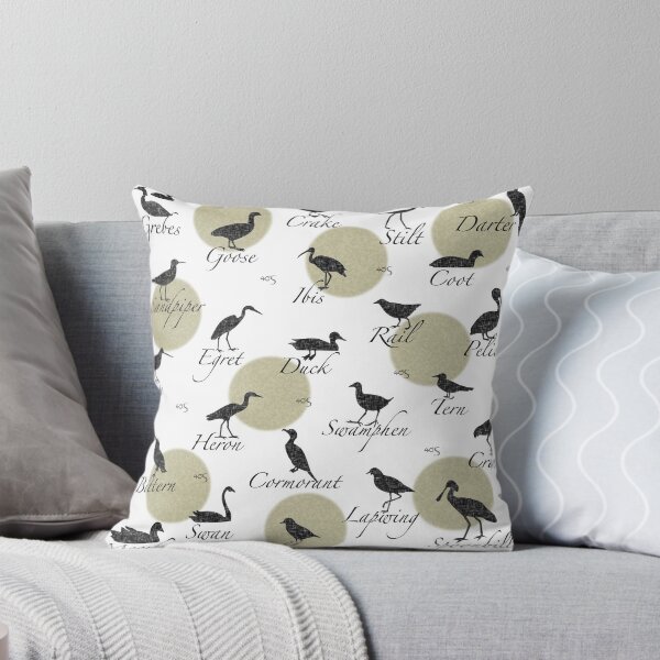 Aperçu de l'œuvre Silhouette Shorebird - pois kaki créée et vendue par 40degreesSouth.