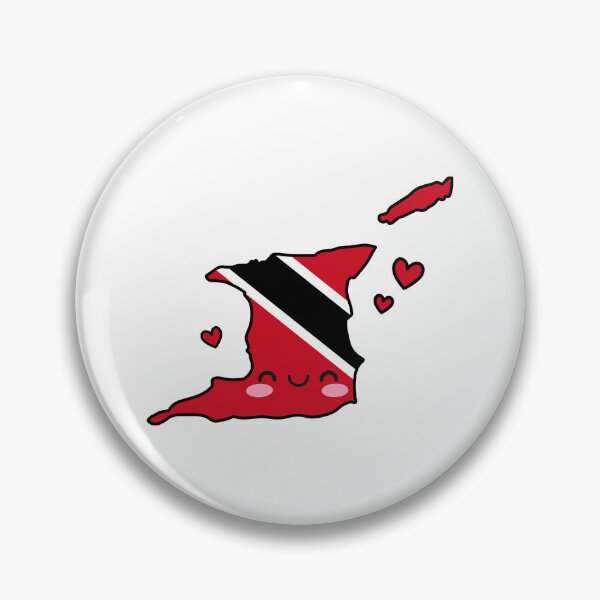 Item preview, Trinidad and Tobago Flag Map Smile with Love designed and sold by pixelsparkzone.