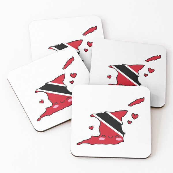 Item preview, Trinidad and Tobago Flag Map Smile with Love designed and sold by pixelsparkzone.