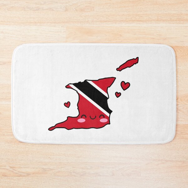 Item preview, Trinidad and Tobago Flag Map Smile with Love designed and sold by pixelsparkzone.