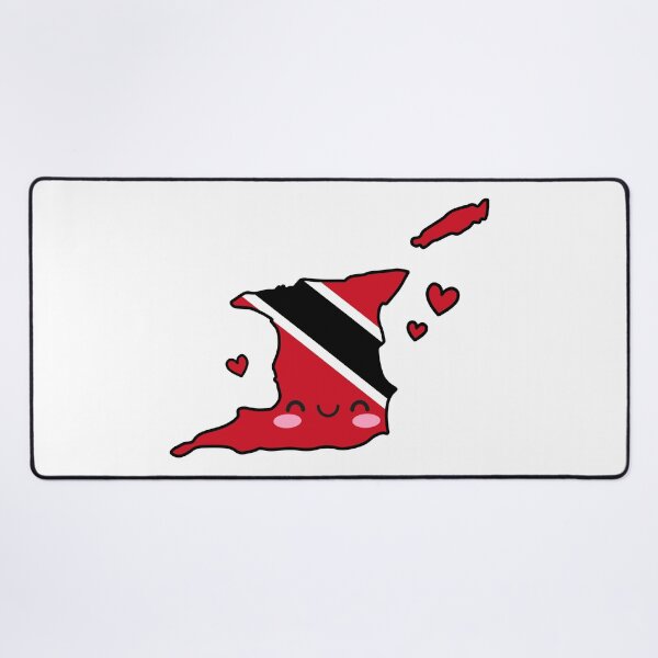 Item preview, Trinidad and Tobago Flag Map Smile with Love designed and sold by pixelsparkzone.