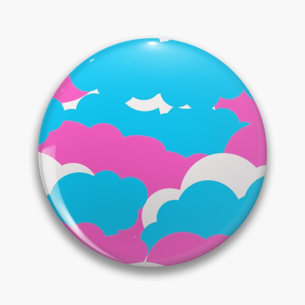 Item preview, Pink and blue clouds designed and sold by Thedigital91.