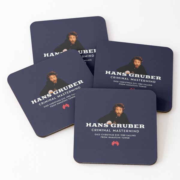 Item preview, Hans Gruber - criminal mastermind died Christmas Eve 1988 falling from Nakatomi Tower designed and sold by Primotees.