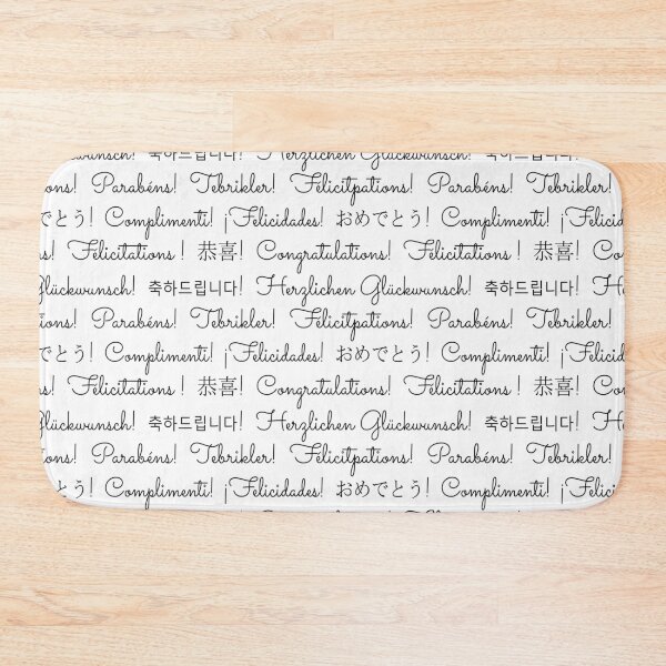 Item preview, Polyglot Congratulations designed and sold by mixMixtli.
