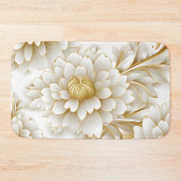 Artikelvorschau, goldene thailändische Blume nahtlos entworfen und verkauft von pyndesign.