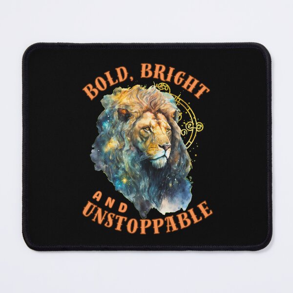 Item preview, Bold, Bright, And Unstoppable. leo quote designed and sold by ZodiacWonders.