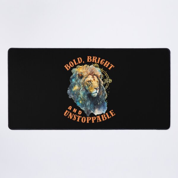Item preview, Bold, Bright, And Unstoppable. leo quote designed and sold by ZodiacWonders.